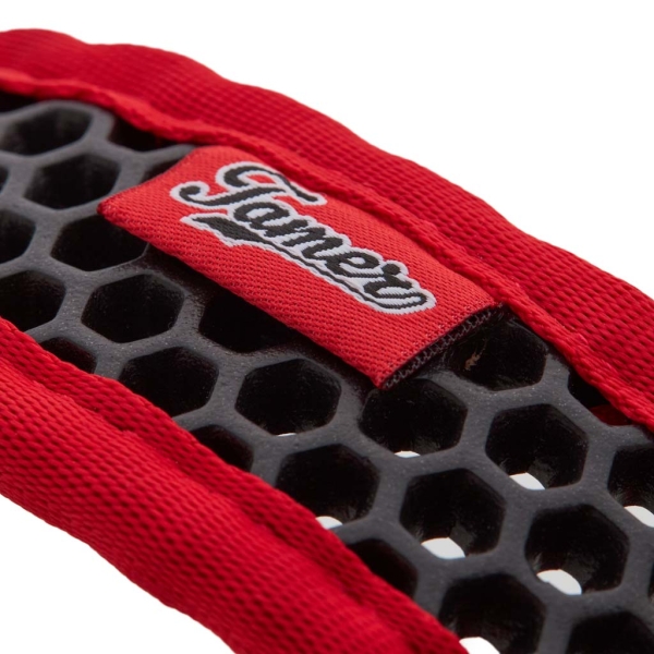 SOFTY Halsband | Länge: 50-56cm | Breite: 4,3cm | Farbe: rot/schwarz